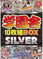 学園舎10枚組BOXシルバー〜スカートめくり・パンスト・コスプレイヤー・どっきり・強風・生パン・パンチラ・ブルセラ〜