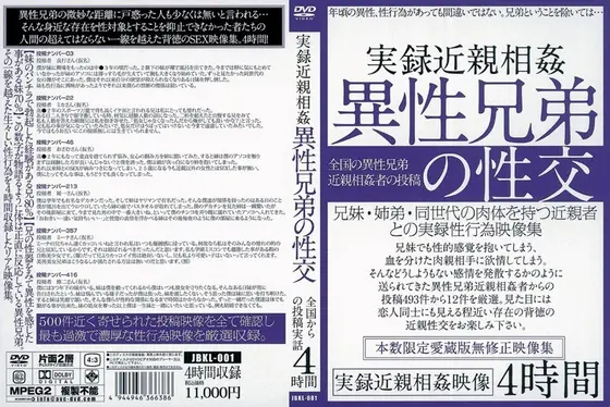 実録近親相姦 異性兄弟の性交
