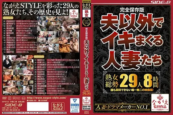 完全保存版 夫以外でイキまくる人妻たち 熟女総勢29人8時間（2枚組）
