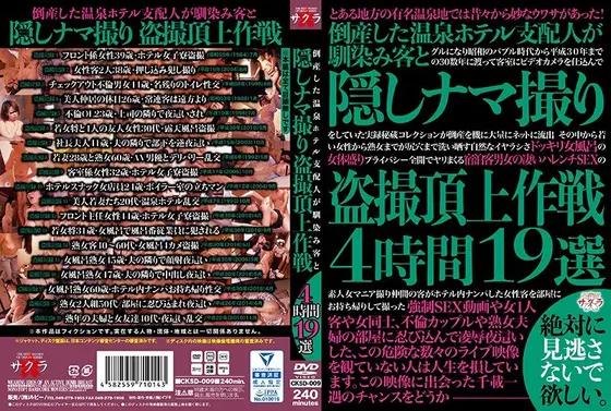倒産した温泉ホテル支配人が馴染み客と隠しナマ撮り盗撮頂上作戦4時間19選