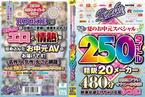 ROOKIE Summer Gift Special Elite 20 Makers 250 Titles 480 Minutes The Hottest Masturbation Season! If You Want Stimulation, Jerk Off Like Crazy!