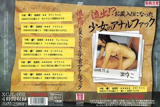 流出！？お蔵入りになった少女のアナルファック