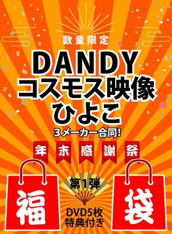 【数量限定★福袋】DANDY×コスモス映像×ひよこ 3メーカー合同！年末感謝祭 第1弾【DVD5枚/特典付き】