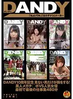 DANDY10周年記念 見ない男だけが損をする！黒人メガチ○ポVS人気女優 最初で最後の仕事集480分（2枚組）