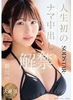 人生初のナマ中出し解禁 気持ち良すぎて痙攣が止まらない大絶頂セックス 新川空