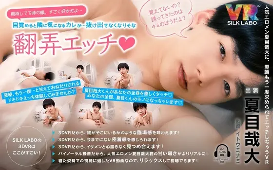 [VR] I Love The Way You Look When You Cum... When She Awakened, The Man Of Her Dreams Was There Beside Her... Inescapable Teasing SEX... Kanata Natsume "A VR Video Starring The Popular Erotic Actor Kanata Natsume, Featuring Morning-After SEX"