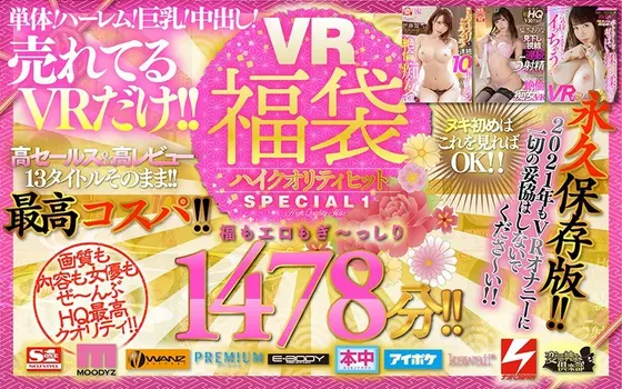 [VR Lucky Bag] High Quality Hit Special 1 -Ten Popular Labels, 13-Title Compilation: Boom, 1478-Minute Large Release!