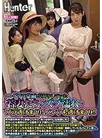 突然のゲリラ豪雨で草刈りしていた若妻たちがズブ濡れでブラ透けまくり！パンツも透けまくり！！町内会の草刈りに参加したボク。周りはきれいな若妻…