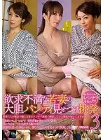 欲求不満な若妻の大胆パンティ見せつけ挑発3 若妻4名