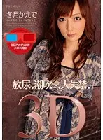 放尿、潮吹き、大失禁、3D 冬月かえで（2枚組）