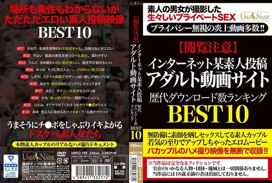 [Caution Before Viewing] Historical Download Rankings Of Amateur Uploads On The Internet At An Adult Video Website BEST10