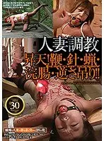 人妻調教 昇天！鞭・針・蝋・浣腸・逆さ吊り！！ （DOD）