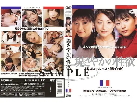 The Lust Of Sayaka Tsutsumi Tricolor Best (Blue White Red)