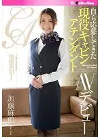 A Flight Attendant Comes to an Interview and Debut in an AV Maya Kato