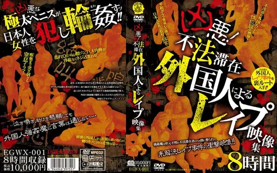 凶悪！不法滞在外国人によるレ●プ映像集