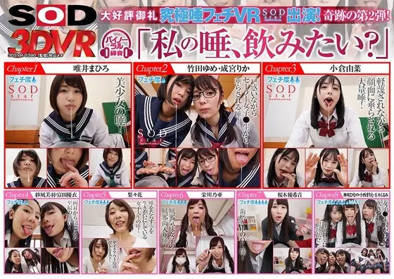 [VR] Drool-Drinking VR 2 Super Select Drool Of Beautiful Woman A 12-Ladies Special!