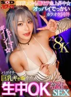 【VR】【8K】ちぃーす！ボイーン！☆離婚してから爆モテ急上昇中☆オッパイでっかいカラオケ同伴バツイチ巨乳ギャルと生中OK密室SEX