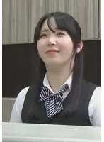 某有名企業中出し受付デスク 黒髪清楚な美人受付嬢