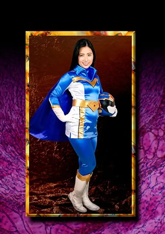 HEROINE Corruption Club 15 Fantasy Soldier Mystique Ranger / Mystique Blue Arisa Kawasaki